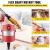 Flex Shaft Grinder 560W Rotary Tool with 1/4" 3-Jaw Chuck & Stepless Speed Foot Pedal Rotary Carver 500-25000RPM Hanging Grinding Machine 131PCS for C