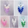 1pc; Fairy Butterfly Dream Catcher Gradient Color Crystal Stone Life Tree Feather Wind Chime Ornament Home Shop Decoration Pendant Finished Product Wi