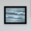 Trendy Decor 4U "The Ocean Blue - high tide at sunset" Framed Wall Art for Living Room, Wall Art Print for Home Decor